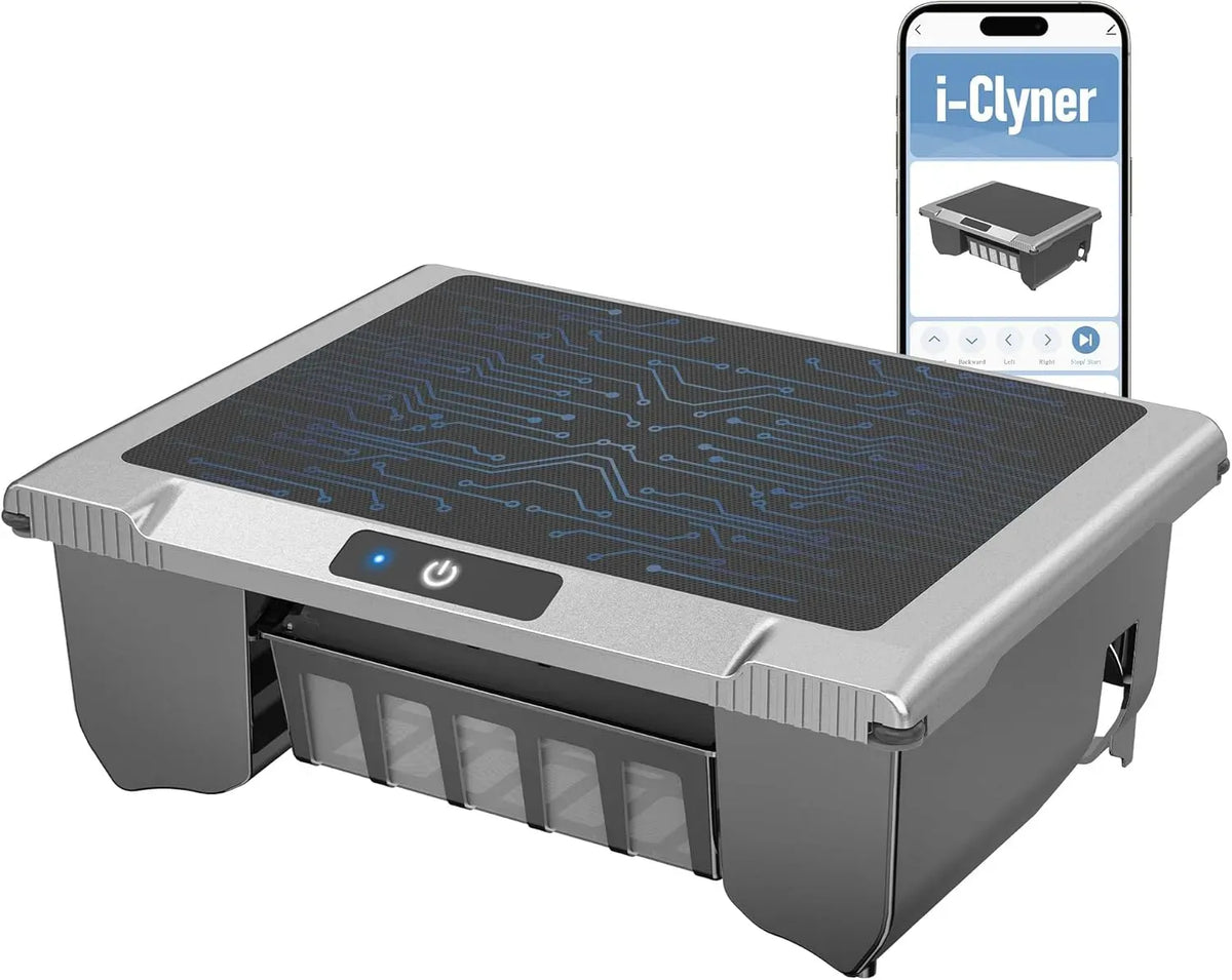 T1B 24h/7 robot nettoyeur de piscine, gris, T1B Robot Nettoyeur Skimmer Solaire Robot de Surface Piscine