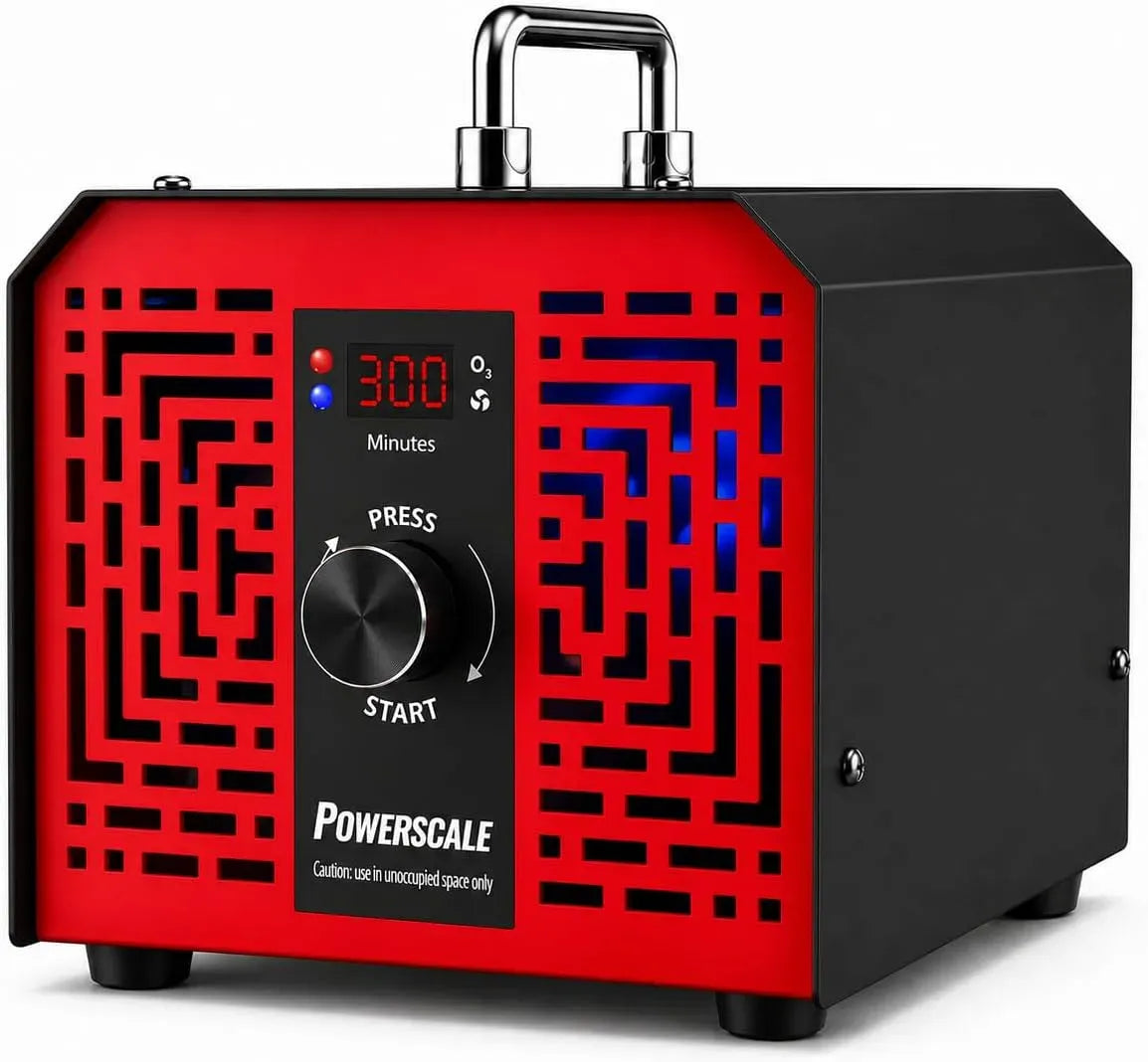 Purificateur d'air, Powerscale OZB4, industriel, noir, Générateur d'ozone 500 000 mg/h