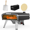 Four électrique à pizza, 33 cm, portable, extérieur, noir