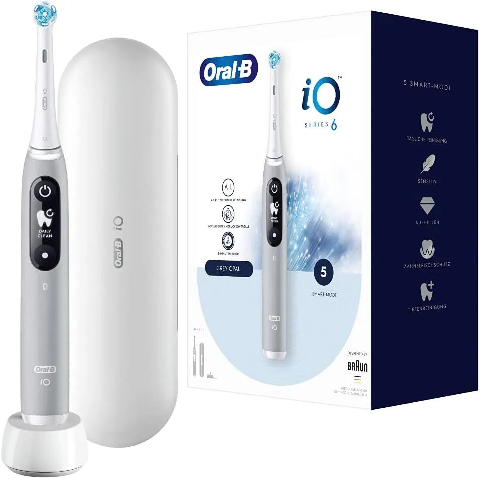 Brosse, brosse à dents rechargeable, 5 programmes, gris