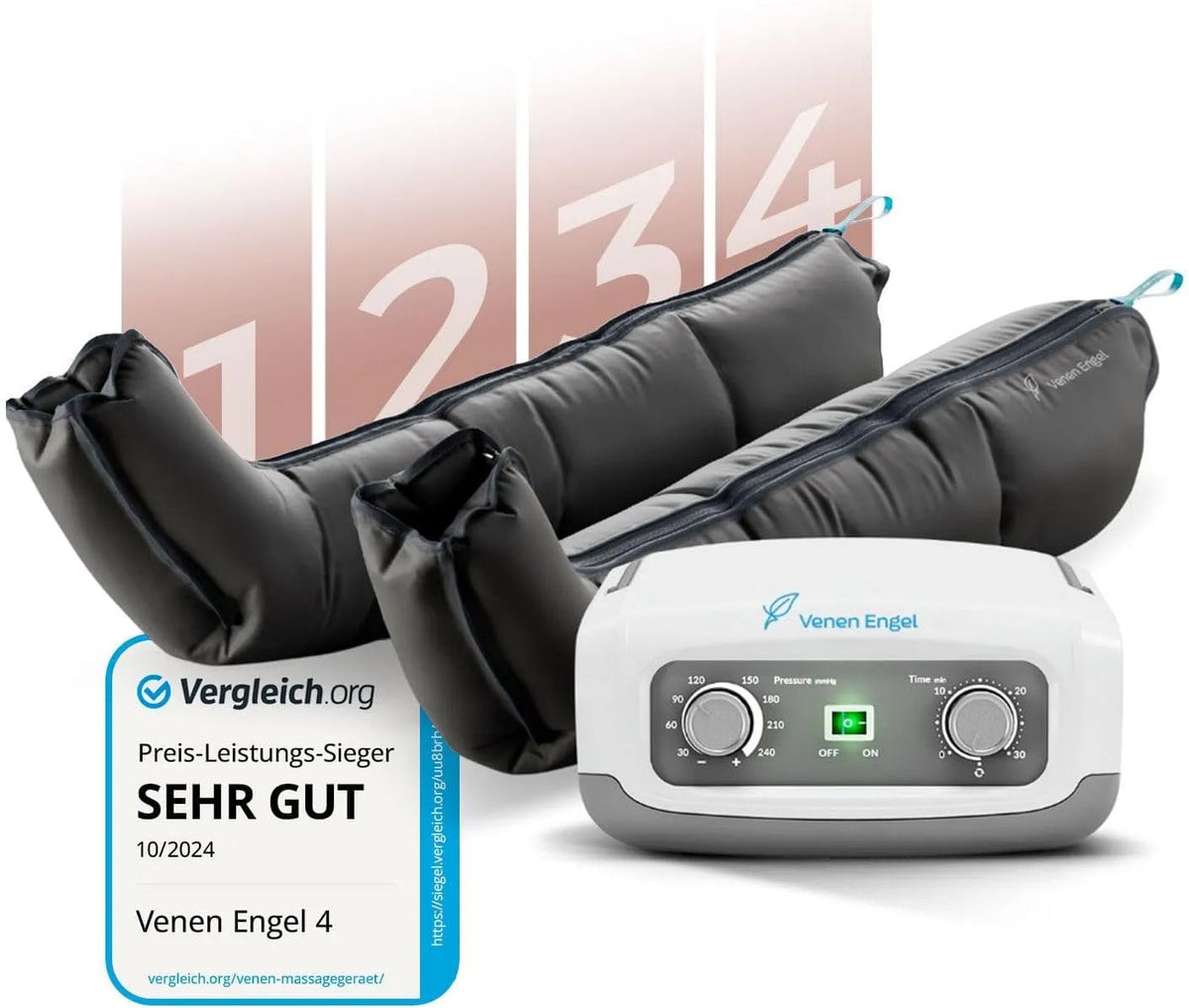 appareil, réglables, Vein Angel ® 4 appareil de massage par glissement avec bottes