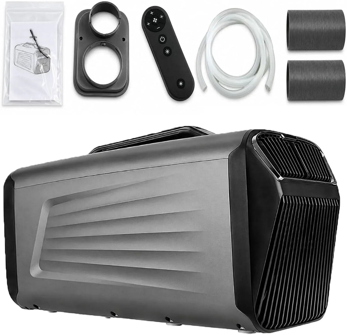 Climatiseur 4-En-1 200Btu, 50 dB, portable, silencieux, noir, Mode Nuit Silencieux