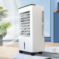 Ventilateur, minuteur, 3 vitesses, oscillation, grand réservoir, oscillation à 90°, 4 compartiments à glace, 2 modes