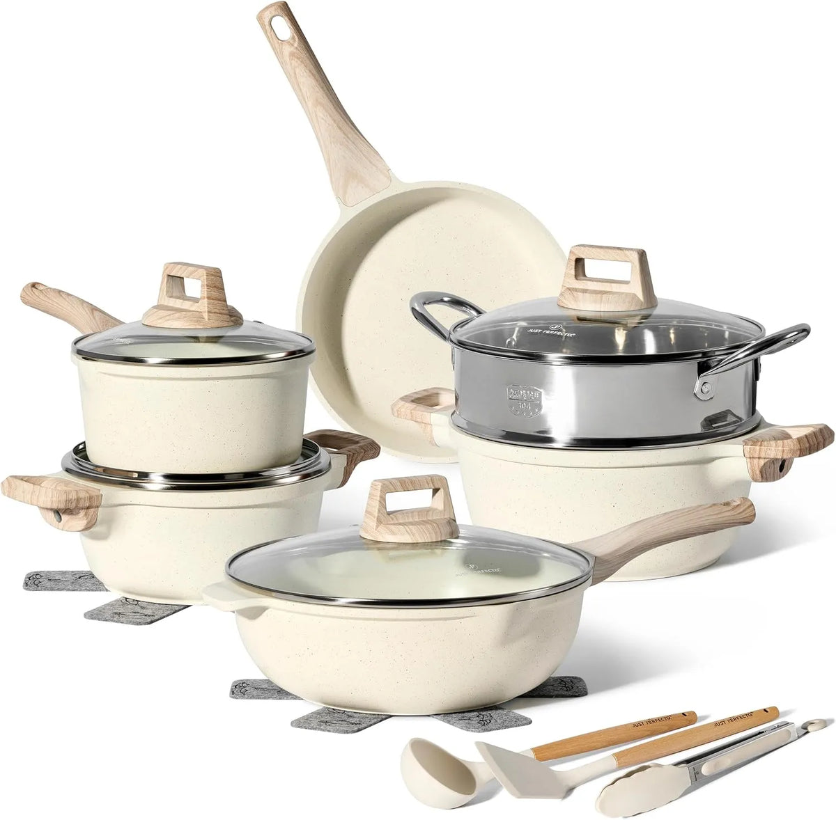 JL-779 Batterie, batterie de casseroles et poêles, 13 Pièces, Cuisine 13 Pièces Induction JL-779
