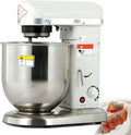 5L/7L/10L White-5L Fouet et Batteur, Crochet pétrisseur, pour pâtissier Professionnel, 5L/7L/10L, la Boulangerie et Autres pâtisseries White-5L, idéal