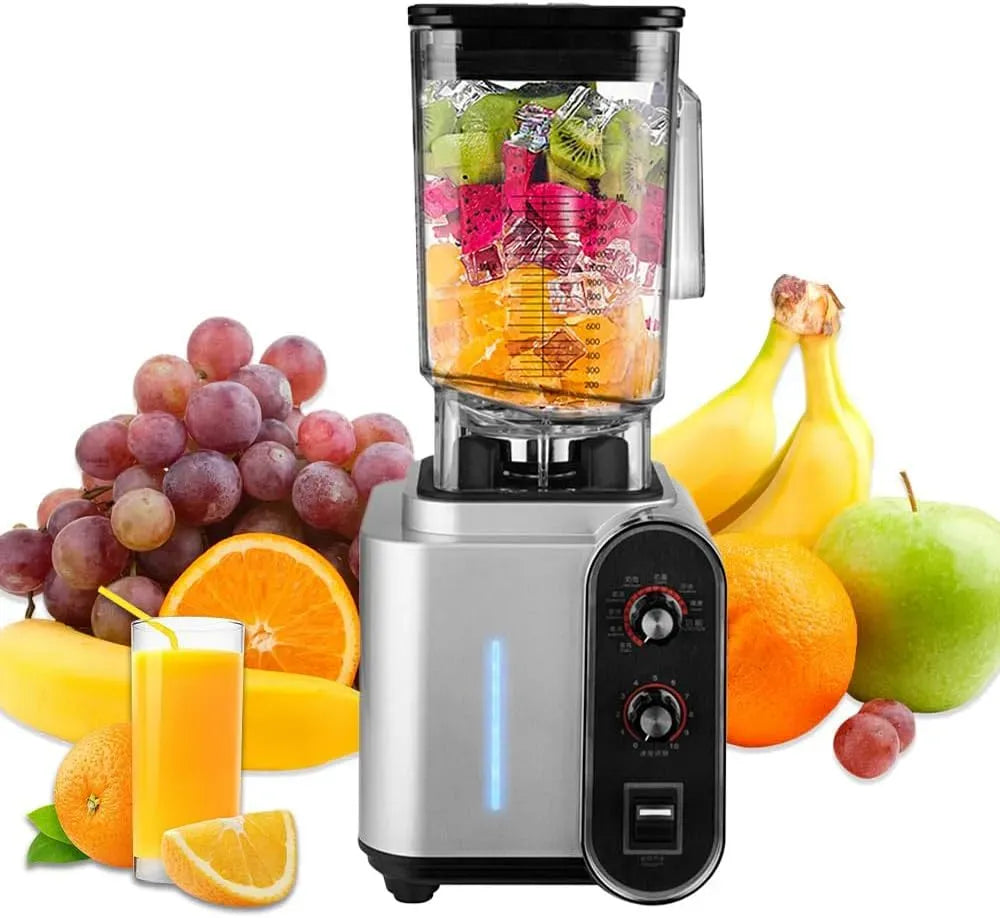 Blender, 1.5 L, 2000 W, Mixeur, professionnel, 10 vitesses pour écraser Milkshakes, Sans BPA