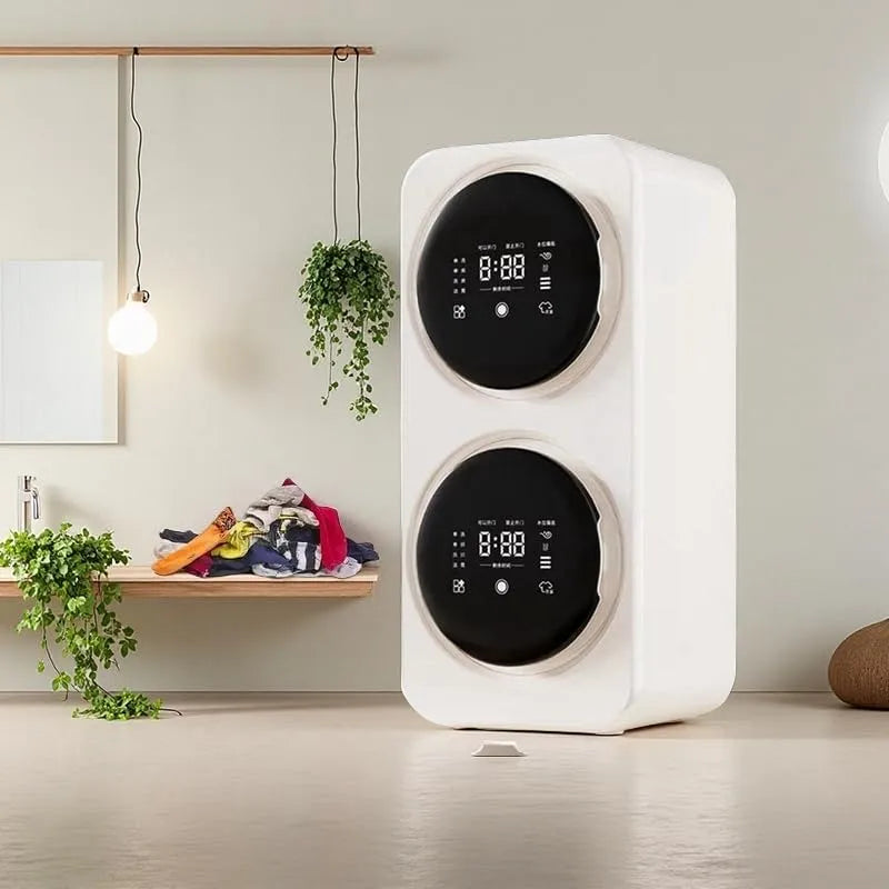 Lave-linge séchant, lave-linge/sèche-linge, camping, acier inoxydable, adapté pour Appartement, Camping-Car