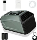 Climatiseur, 400 W, 36 dB, portable, silencieux, camping, 5000 BTU Clim Mobile Double Tuyau, 400W Basse Consommation pour Van Life, Camping-Car