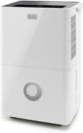 Black+Decker BXDH20E 20L/jour Purificateur d'air, 4 L, verrouillage, grand réservoir, noir, Programmable 24h/24, HEPA13, 2 vitesses