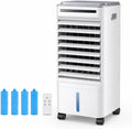 Rafraîchisseur d'air, roulettes de déplacement, minuteur, 3 vitesses, oscillation, Oscillation 90°, Remplissage Supérieur