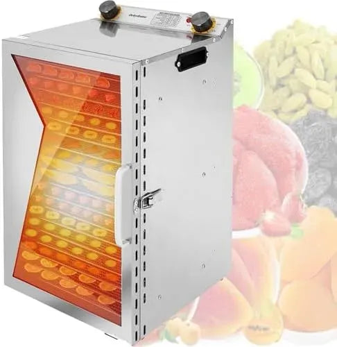 déshydrateur alimentaire, Appareil, professionnel, acier inoxydable, 6 Plateaux, pour sécher Les Fruits