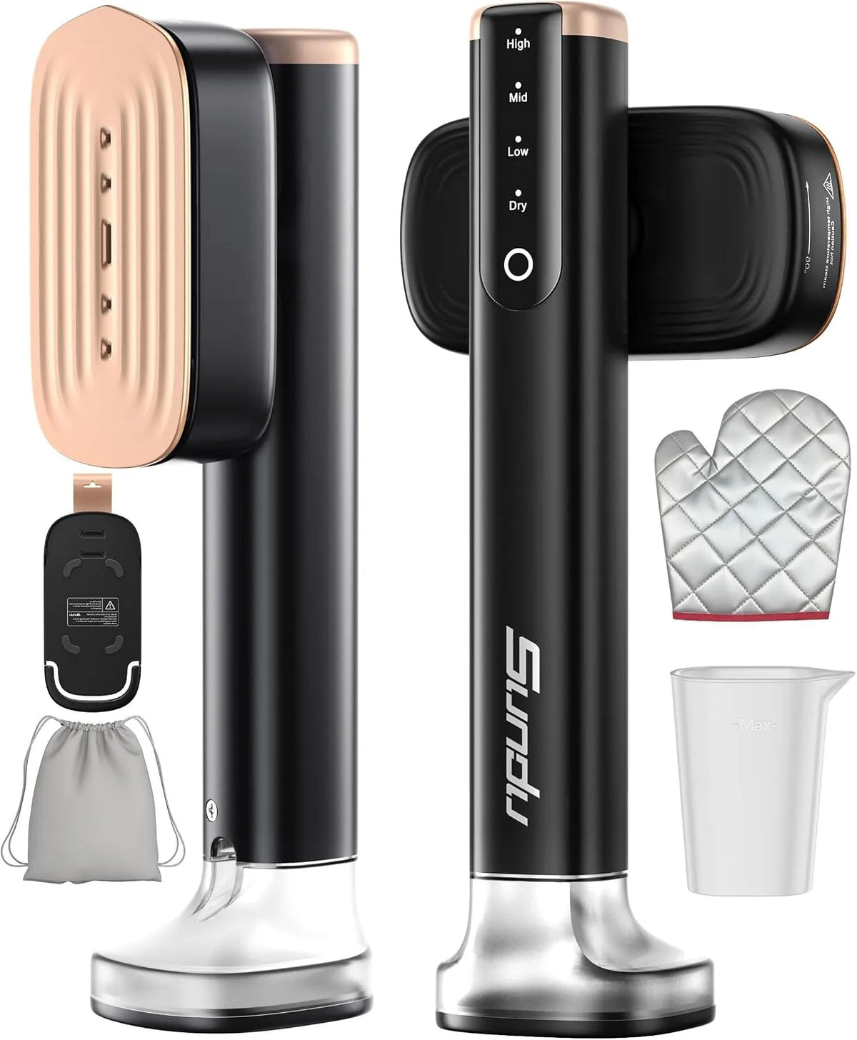 Radiateur électrique, portable, tactile, grand réservoir, vapeur, forte performance de vapeur de 24 g/min