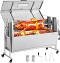 VEVOR Barbecue, 38 W, 60 kg, extérieur, acier inoxydable, 4 Niveaux, pour Agneau Porcelet