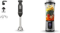Ninja 3-en-1 Blender, portable, 530 ml, mixeur électrique, Mélangeur et Hachoir à main