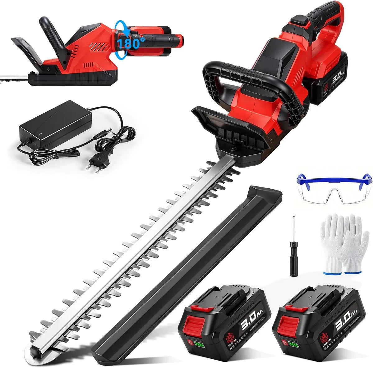 SK5 chargeur, Moteur, 52cm, 52 cm, 16 mm, sans fil, pour le jardin et les arbustes, ONEVAN