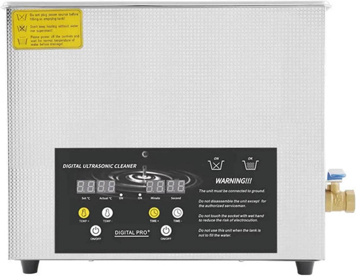 2-10l cuve de nettoyage à ultrasons, Nettoyeur, Portable, 10 L, industriel, acier inoxydable, pour nettoyer les lunettes