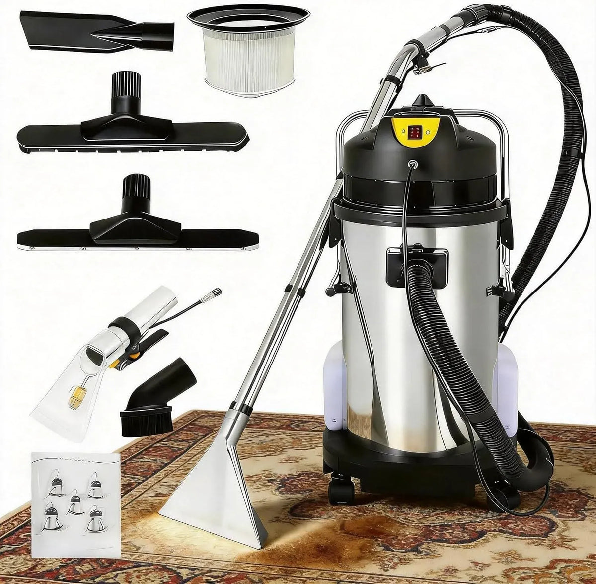 3-en-1 Tapis, 30 L, professionnel, pour Tapis