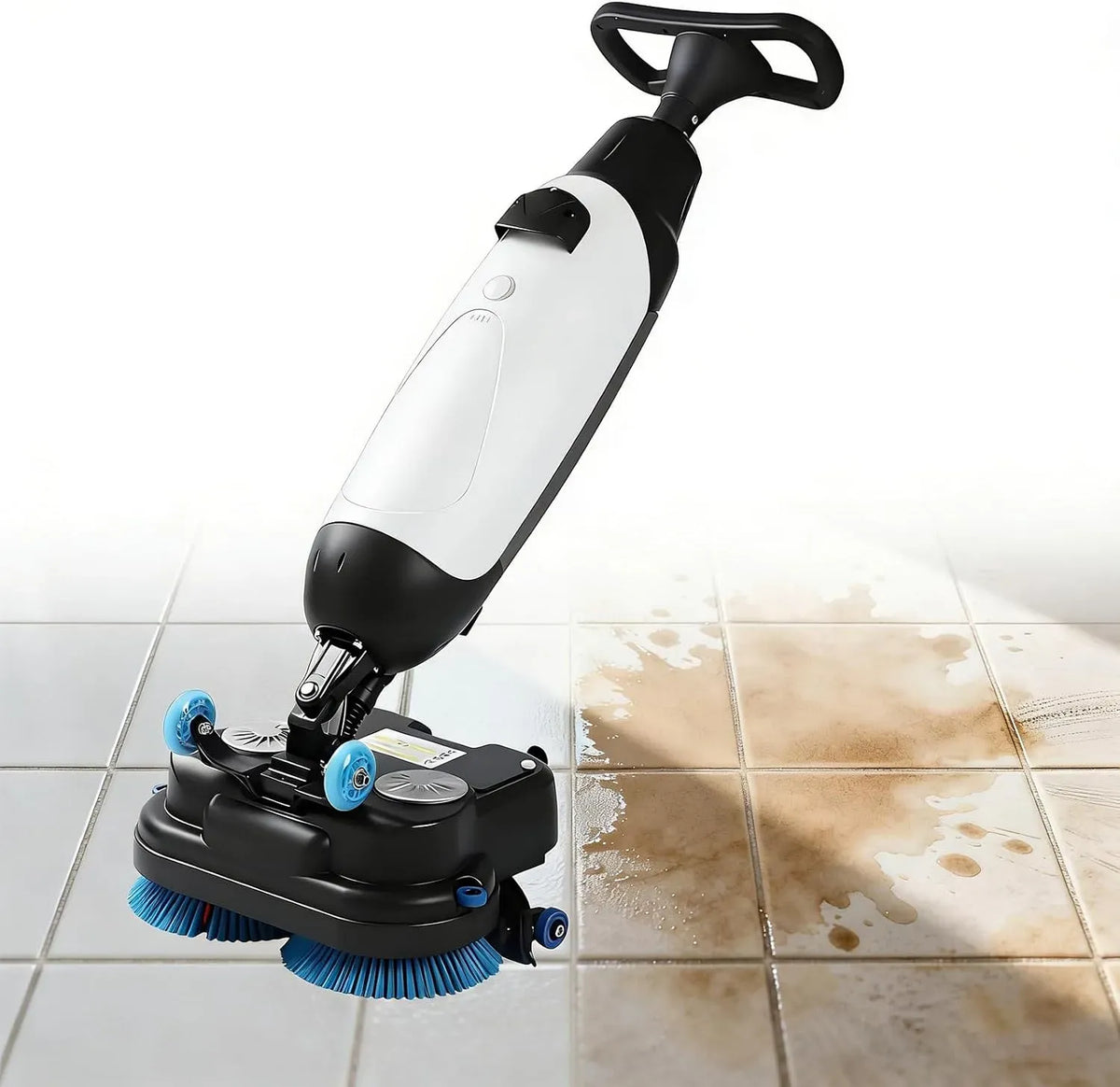 Aspirateur Blanc-220V, 220 V, Double Brosse Rotative 360°
