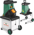 couteau, 50 L, 3.1000 W, 40 mm, bois, jardin, Gardebruk Broyeur de végétaux électrique 3