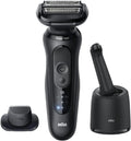 Braun Series 5 52-N7200cc Avec Station, Rasoir, IP65, 2 Modes, noir, pour Raser Doucement Le Visage et La Barbe