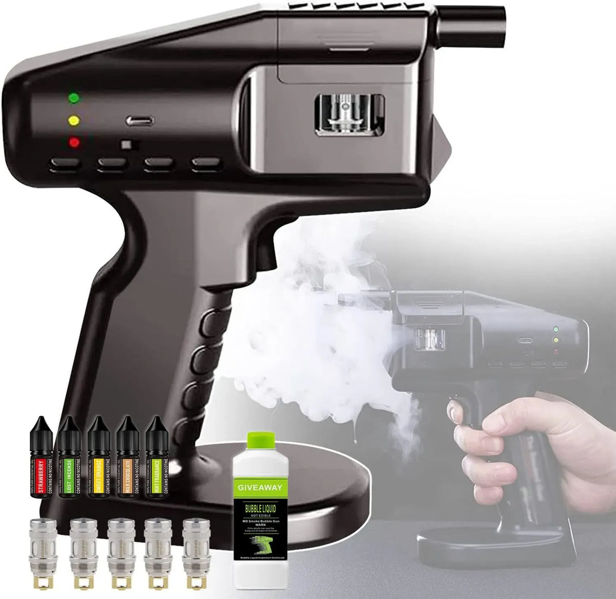 Machine à Bulles, Machine à Fumer, Portable, pour Cocktail