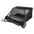VEVOR Ramasseur, machine de balayage des sols, balayeuse de sol, 127 cm, 736 L, pour Balayer Débris Secs Mauvaises Herbes de Jardin