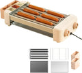 Ensemble de machines à hot dog domestique avec grille et boîte d'assaisonnement, pour petits pains à saucisses, contrôle de la température de 120 à