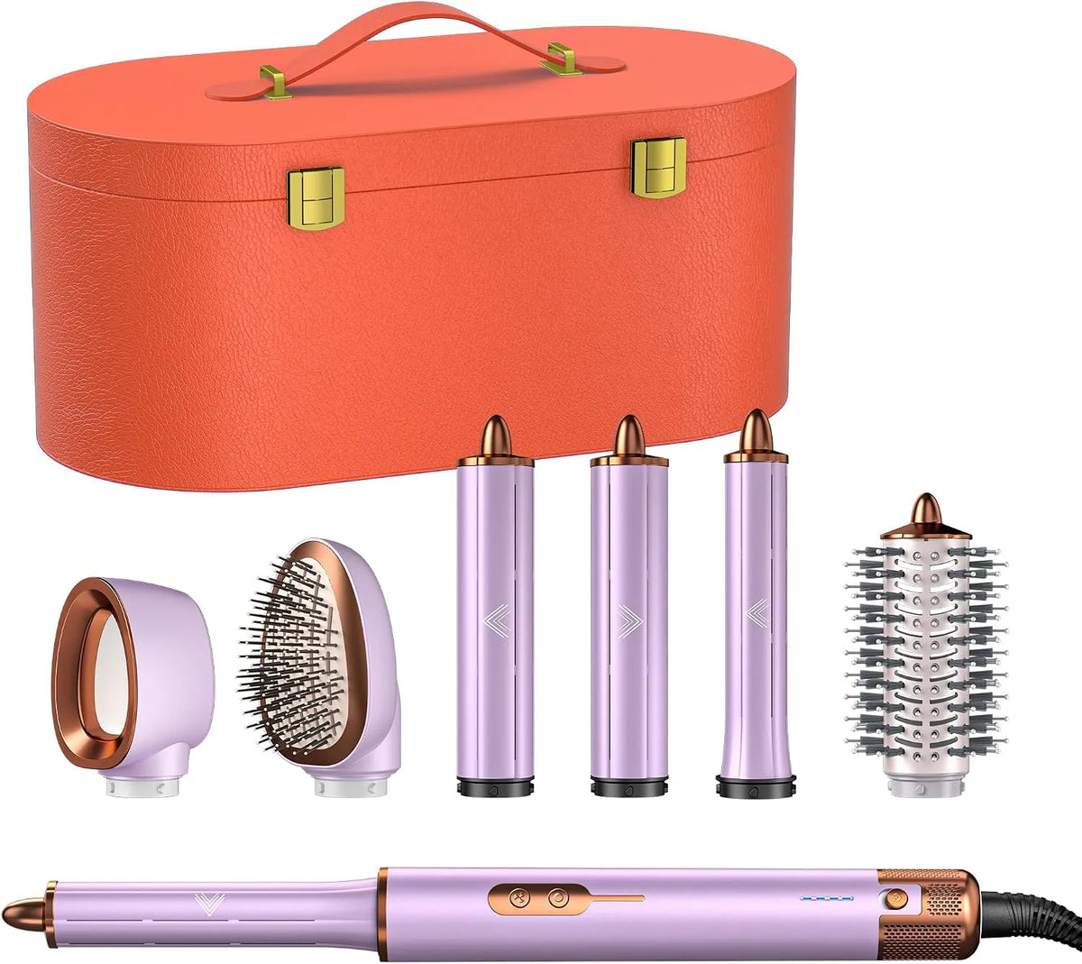 Brosse, 1700 W, Brosse Soufflante 7 en 1 et 1700W Sèche-Cheveux Ionique