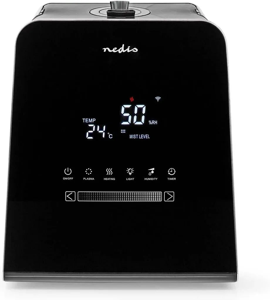 Humidificateur, 5.5 L, 30 W, minuteur, noir, Nedis Humidificateur SmartLife