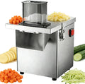 déchiqueter, Trancheuse électrique professionnelle 3 en 1 pour légumes, fruits et légumes, équipé de 3 lames remplaçables, pour couper en dés