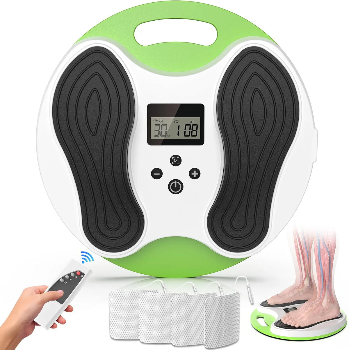 4-en-1 Appareil, Nouveau, Stimulateur Circulatoire Rechargeable