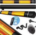 Radiateur électrique MZH3000, 2000 W, application, 3 niveaux, noir