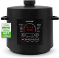 L 12 Multicuiseur, Autocuiseur, cuiseur multifonction électrique, multicuiseur électrique, 6 L, maintien au chaud, 2 zones de température, noir