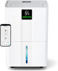 Déshumidificateur, 5,5 L, JUMMICO 30L/Jour, minuteur, Wi-Fi, grand réservoir, décoration de salon, silencieux, appartement, 2 vitesses