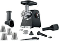 Bosch MFWS640B 3,5 kg/mn, Noir, Hachoir a viande Série 6, 500 W, 3 grilles de hachoir
