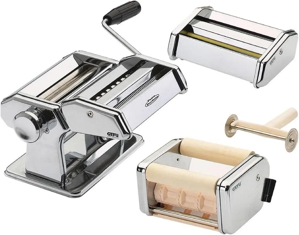 Machine à pâtes, machine à nouilles, GEFU, appareil pour pâtes fraîches, Machine à pâtes fraîches PASTA PERFETTA DE LUXE