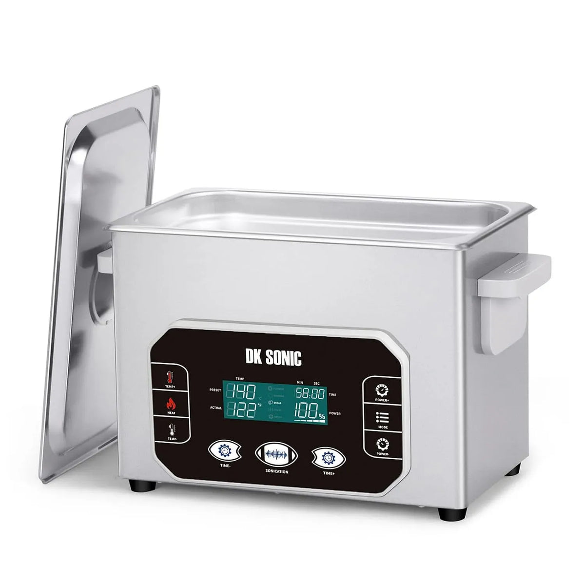 cuve de nettoyage à ultrasons, Nettoyeur, 4 L, 120 W, tactile, professionnel, pour Bijoux avec Commande Tactile Intelligente