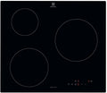 Electrolux CIB60320CK Plaque à induction, 60 cm, 3 foyers, table de cuisson à induction, Boost, verrouillage, minuteur, fonction PowerBoost