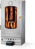 portable, 80 cm, 10 kg, acier inoxydable, pour fumer I Il peut contenir jusqu'à 10 kg de viande