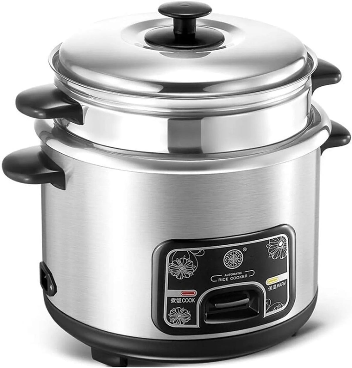 Cuisinière avec four, portable, vapeur, acier inoxydable, Cuisiniers à riz et bateau à vapeur