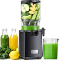 Extracteur de jus, 1.8 L, 250 W, noir, 250W Slow Juicer Machine Avec Fonction Inverse, 130MM Calibre et 1, Capacité Centrifugeuse, Sans BPA