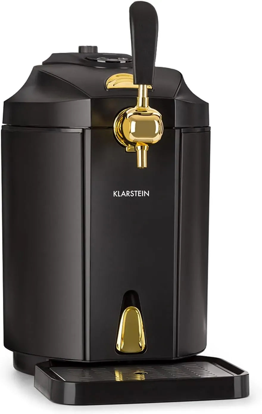 Klarstein CO2 Machine à bière, 5 L, tactile, silencieux, noir, pour fûts de 5 litres