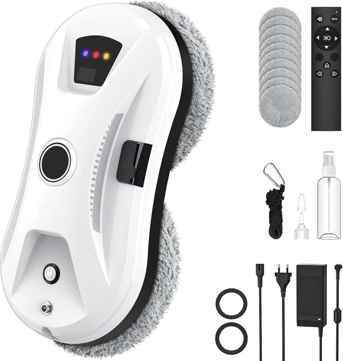 Robot, 3 Modes, Robot Clean Osmo Vitre, Forte Puissance D'aspiration Et Jet d'eau