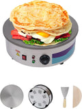 SX-450P Machine à Crêpe, 45 cm, 2800 W, 2 zones de température