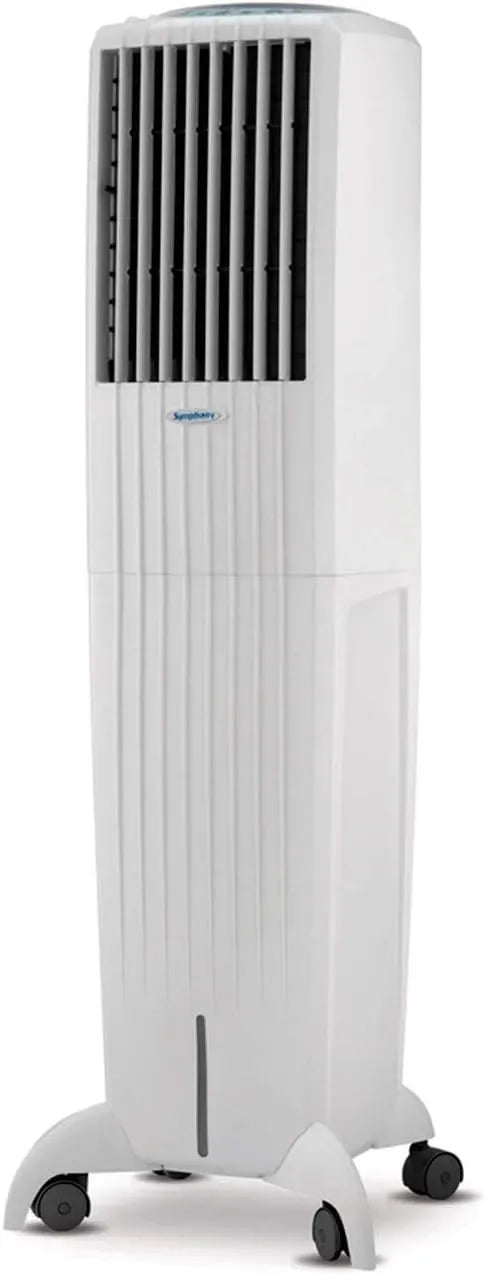 DIET35I m3/h Télécommande, Rafraichisseur d' Air, 170 watts, 3 vitesses, Blanc, Débit d'air : 1750, 4 roulettes, SYMPHONY