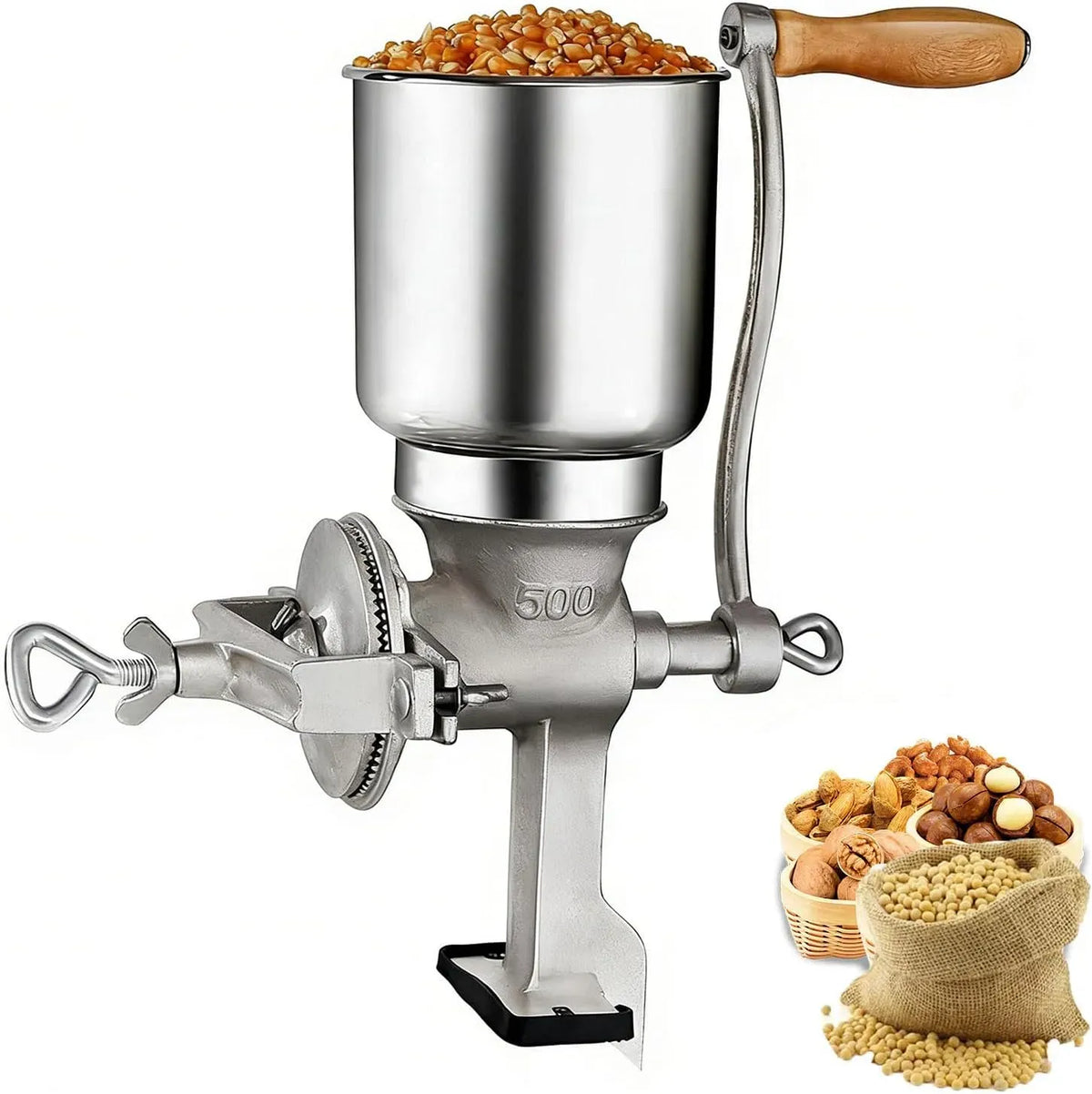 Machine à beurre, moulin, acier inoxydable, pour le broyage fait maison du beurre de noix et des grai