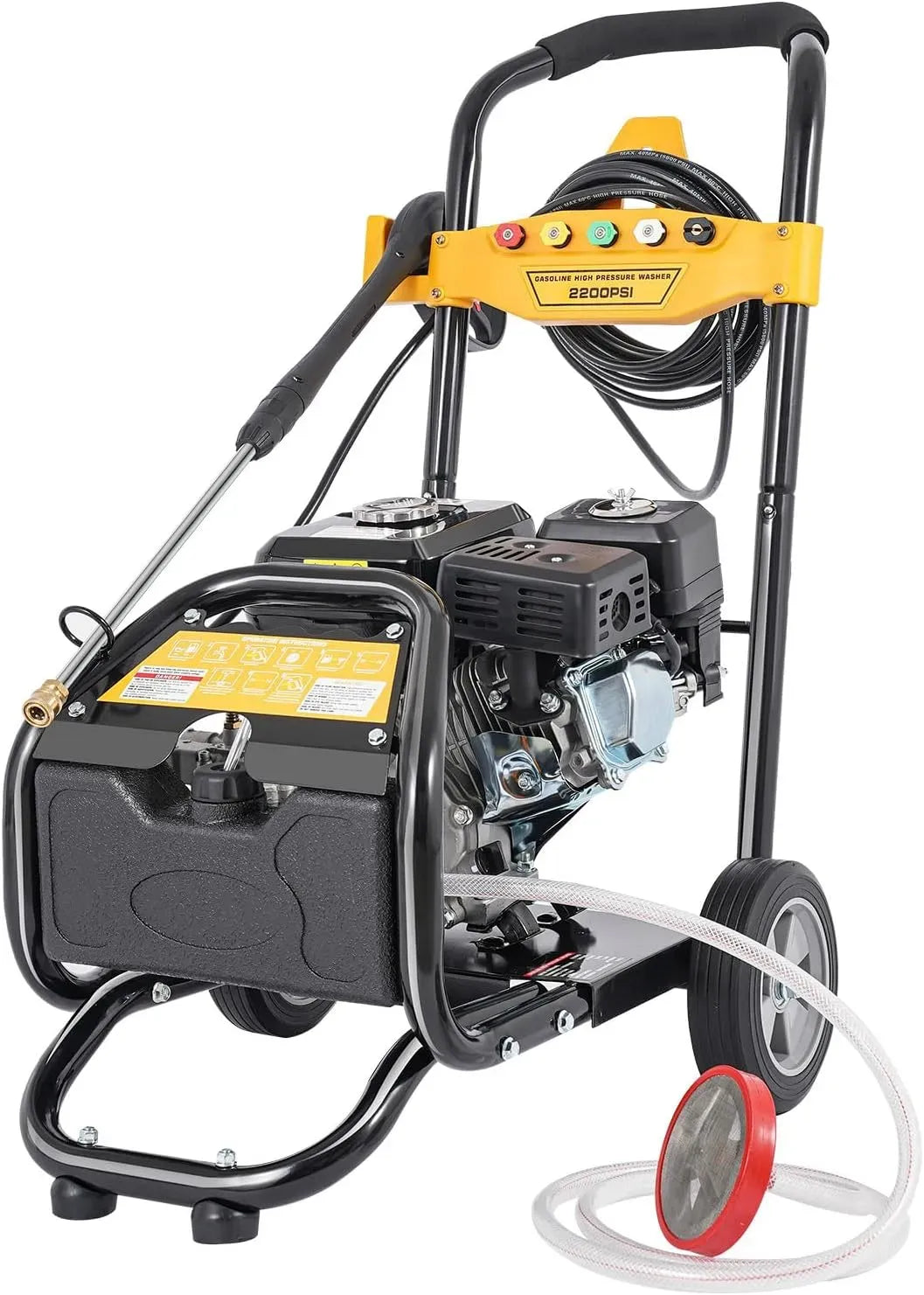 Nettoyeur haute pression, 420 cm, industriel, vapeur, Nettoyeur de surface à injection de vapeur industrielle, 7,5 CV, 4 temps