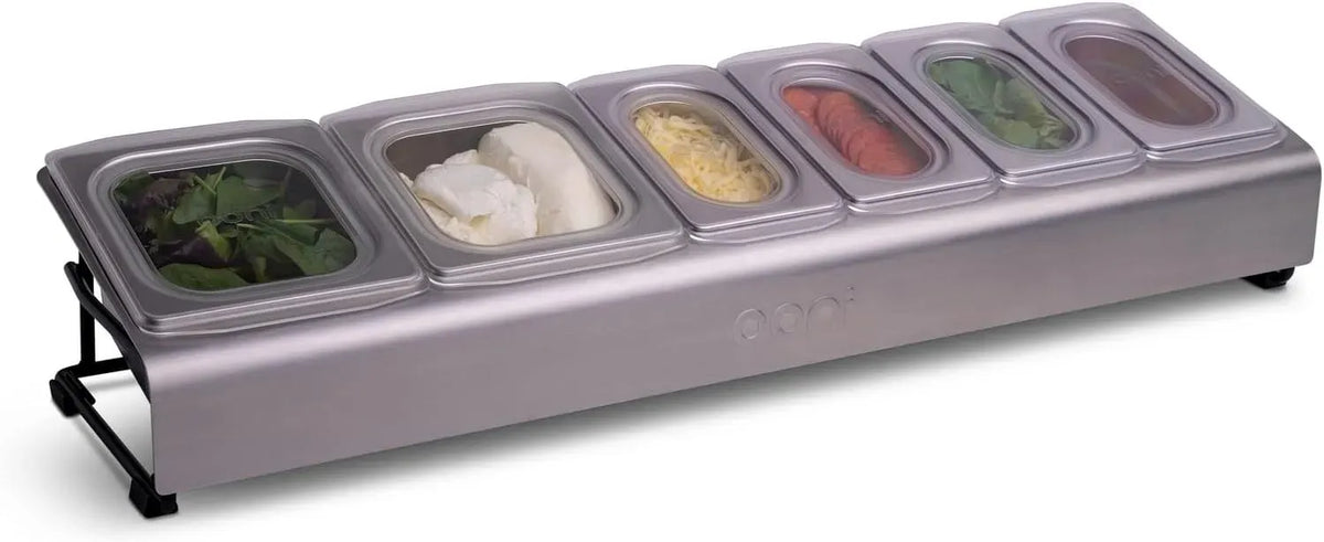 Réfrigérateur, pizza, acier inoxydable, Support bac inox