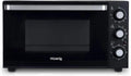Four électrique FO30, 30 L, 1500 W, minuteur, compact, Plaque Cuisson antiadhésive, 230°, Porte en Verre Double vitrage