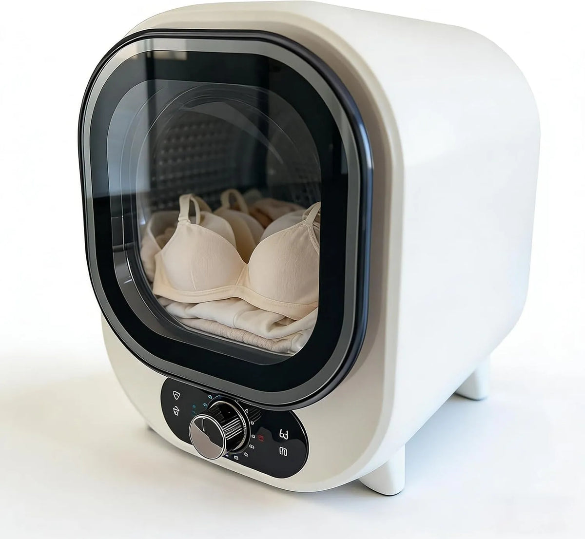 Sèche-linge, 0,8 kg, portable, silencieux, fonctionnement silencieux de 35 décibels, idéal pour les appartements et les maisons, 2 modes de séchage